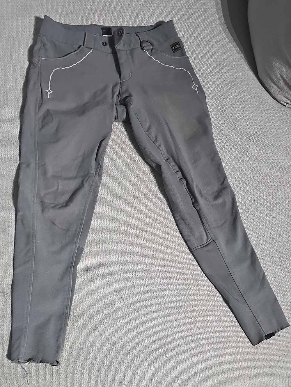 FITS Winter Gray Breeches Medium